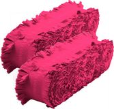 Merkloos / Sans marque Folat Bv Crepe papier feestslinger - 3x stuks - neon roze - 18 meter