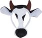 Bristol Novelty Unisex Adults Cow Mask (White/Black)