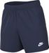Nike Heren Shorts M Nk Club Knit Short, Midnight Navy/White, FQ4359-410, M