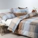 Caleffi Beddengoedset voor tweepersoonsbed Teck Taupe van katoen - 75148