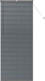 vidaXL Venetiaanse jaloezie donkergrijs 220 x 95 cm 25 mm aluminium