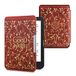 kwmobile flip cover compatibel met Kobo Clara HD - Case met magnetische sluiting - Hoes voor e-reader in geel/oranje/rood - Sprookjesboek
