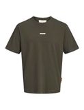 JACK & JONES Shirt 'JCOClub' aardetinten / wit
