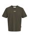 JACK & JONES Shirt 'JCOClub' aardetinten / wit