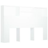 VidaXL Hoofdbord Wit 1600 mm x 1035 mm x 190 mm Wol