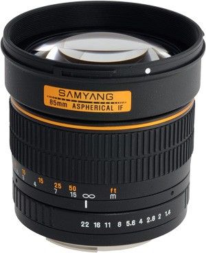 Samyang 85mm f/1.4 AS IF UMC Lens - Nikon Fit - Black