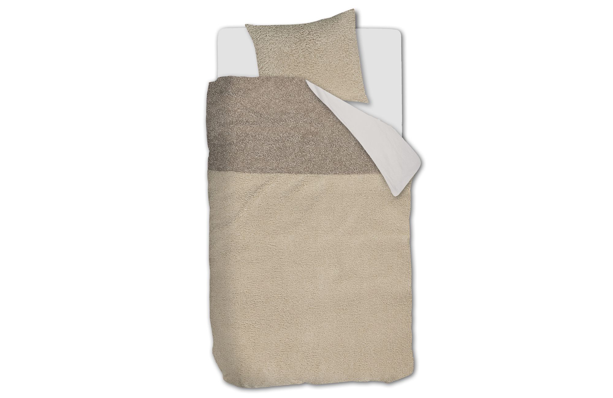 Rivièra Maison Swiss Sense Dekbedovertrekset Huggle Sand