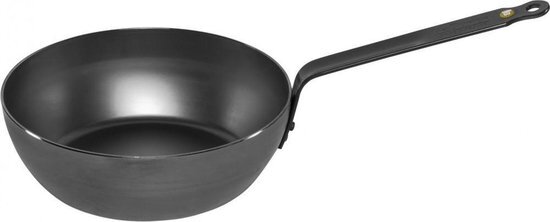 de Buyer 5614.24 Mineral B Element Round Country Frying Pan, 24 cm Diameter