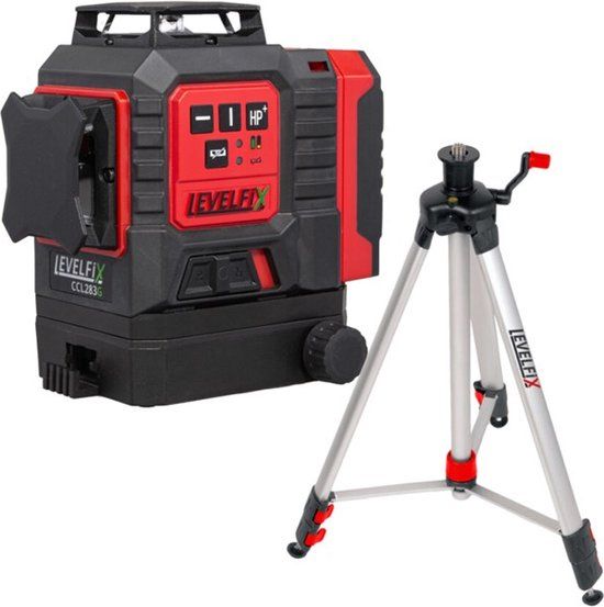 Levelfix CCL283G 3D SET cone-lijnlaser incl. accu en statief