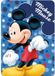 Disney Mickey Mickey Mouse Dots Fleece deken 100 x 140 cm Blauw
