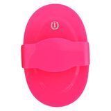 Imperial Riding IRH Soft veerstrip met grote handgreep, flexibele kunststof strip met ergonomische softgrip, effectieve vachtreiniging voor de dagelijkse paardenverzorging, neonroze