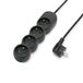 Franse stekkerdoos 4x16A, 1,5m lange kabel, H05VV-F3G1.0MM2, CE, NF