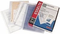 Esselte Organiser Map Transparant Din A4 100 Stuks