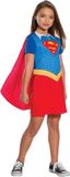 Super Rubies Supergirl Kostuum Meisje Maat 116 Blauw/Rood