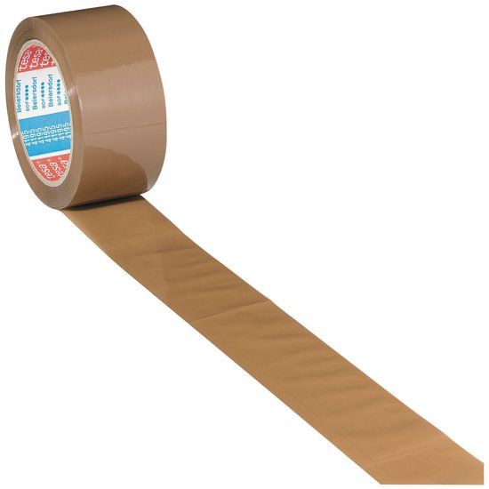 tesa 04195-00001-04 Verpakkingstape tesapack Bruin (l x b) 66 m x 50 mm 6 rol/rollen