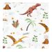 PARTY TIME EA10218 20 Dinosaur Pattern Paper Napkins 33 x 33 cm
