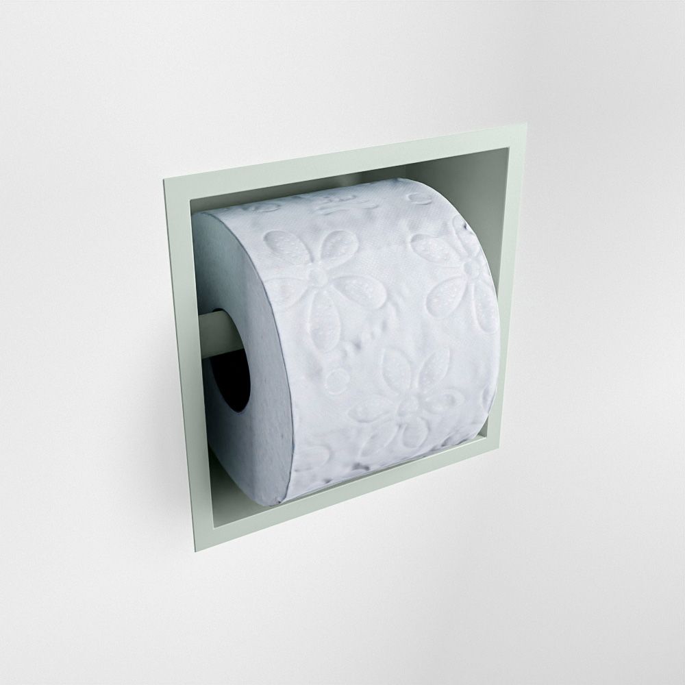 Mondiaz Easy Cube 160 Toiletrolhouder Greey - 16x9cm - 6017313188145