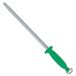 Arcos Serie wetstaal - wetstaal kunststof handvat - lichaam koolstofstaal chroom gecoat 300 mm - handvat polypropyleen kleur groen