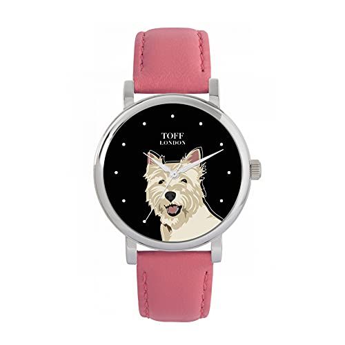 Toff London West Highland Terrier Hoofd Hondenhorloge - 5059656812883
