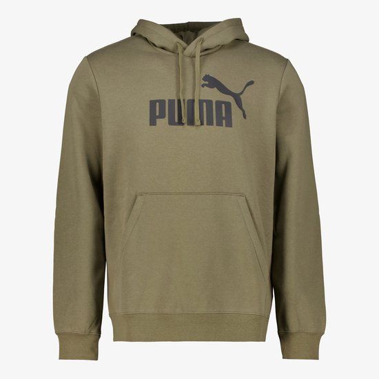 Puma Essentials 2 Color No. 1 Logo hoodie groen - Maat XL