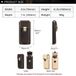 Omgoods - Étui à stylos en cuir - Organisateur vintage pour 3 stylos