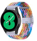 By Qubix - Braided nylon bandje - Multicolor Spring - Geschikt voor Huawei Watch 5 - 42mm