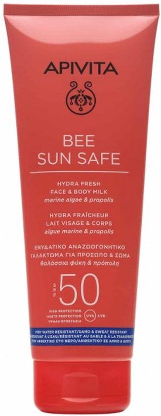 Apivita Fresh Face & Body Milk SPF50 200ml - Spray