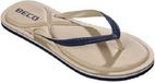 BECO Teenslippers - Dames - Eva - Beige/Blauw - Maat 40