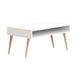 WELL HOME MOBILIARIO & DECORACIÓN Bijzettafel, 100% spaanplaat met melaminecoating, wit