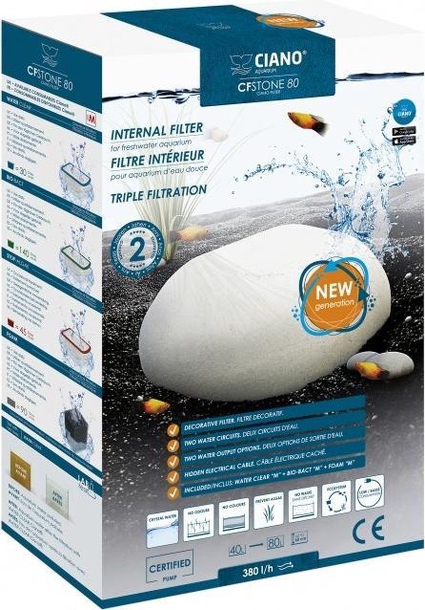 Ciano CF Stone 80 Binnenfilter