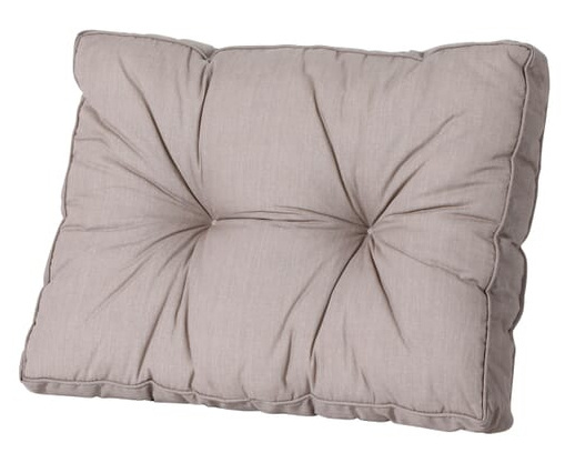 Madison rugkussen Florance Basic 43 x 60 cm polykatoen taupe