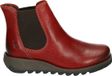 Fly London SALV195FLY - Dames - Hoge sneakers - Leer - Rood - Maat 39