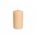 Cereria Di Giorgio - 12 stompkaarsen - diameter 6 cm hoogte 10 cm - kleur poeder - brandduur 48 uur - ongeparfumeerd