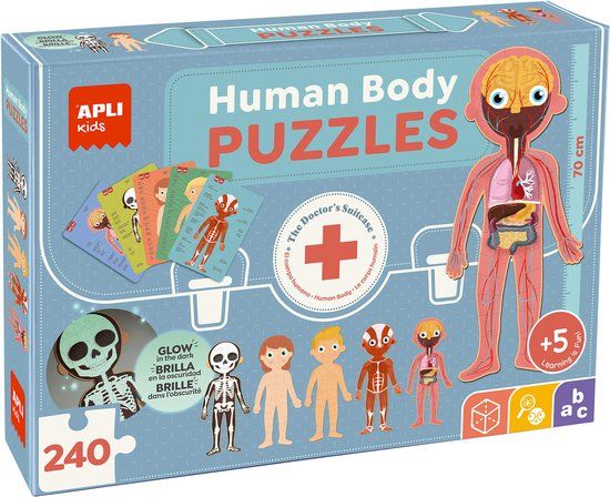APLI Kids Menselijk Lichaam Puzzel - 240 Stukjes