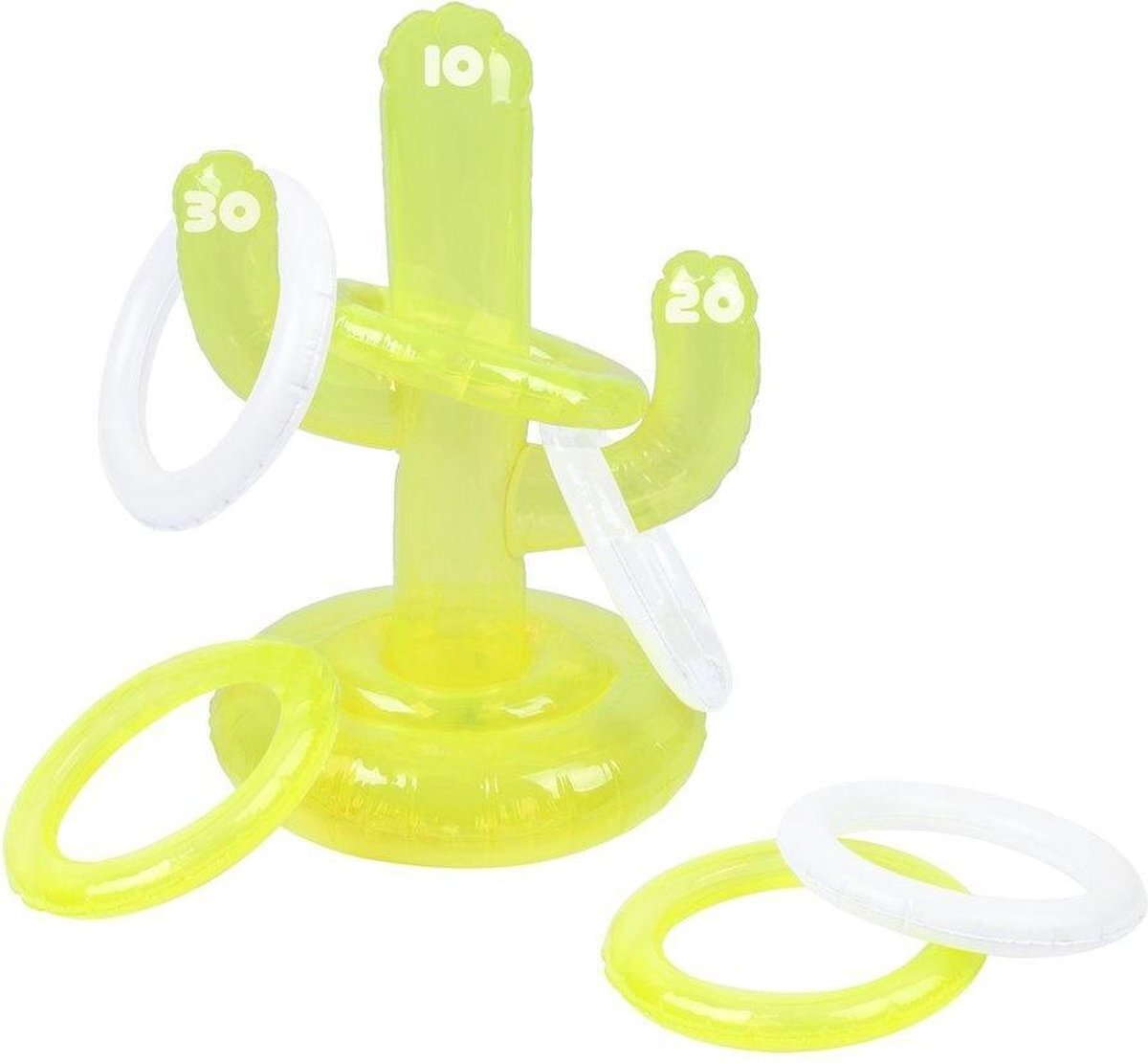 Sunnylife Ringwerpen Inflatable Games Cactus 22 X 6 Cm Lime