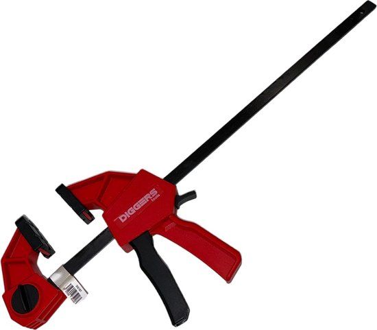 Diggers Tools Diggers - Snelspanklem - Lijmklem Professioneel - 80 x 150 mm - éénhandklem