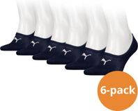 Puma Footies 6 paar - Unisex Invisible Sokken - Navy - Maat 43/46