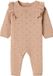 Vertbaudet Gebreid babyboxpakje meisje gemêleerd beige
