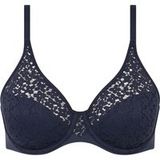 Chantelle Easyfeel Norah Beugel Bh Bedekkend Naadloos Dames Beha - marine blue