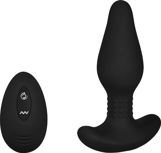 EIS XXL Siliconen Anaal Vibrator - 10 Programma's - Zwart - Waterdicht