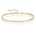 LGT JWLS Lookinggoodtoday Pailetten Enkelband Solo - Goudkleurig