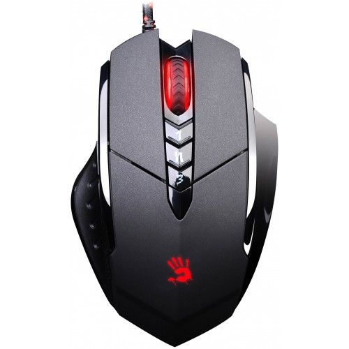 A4Tech V7M Gaming Mouse - 3200 DPI - Black/Red