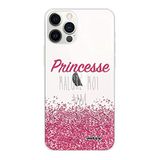 Evetane - Silicone Case for iPhone 12/12 Pro - Soft Protection, Very Robust - Thin and Transparent - Back Protection - Princess Despite Me