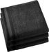 De Witte Lietaer Contessa - Handdoek - 50x100 cm - Set van 3 - Black - Katoen