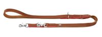 HUNTER Verstelbare hondenriem GARDA cognac/pink 20/200