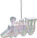 Clayre & Eef Kersthanger Trein - 12 cm - Zilverkleurig - Kunststof