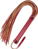 FETISH binckshop Fetish Submissive Dark Room Flogger | BDSM - Zweep | Namaakleder | Donkerrood | Extreme BDSM | Fetish | Bondage