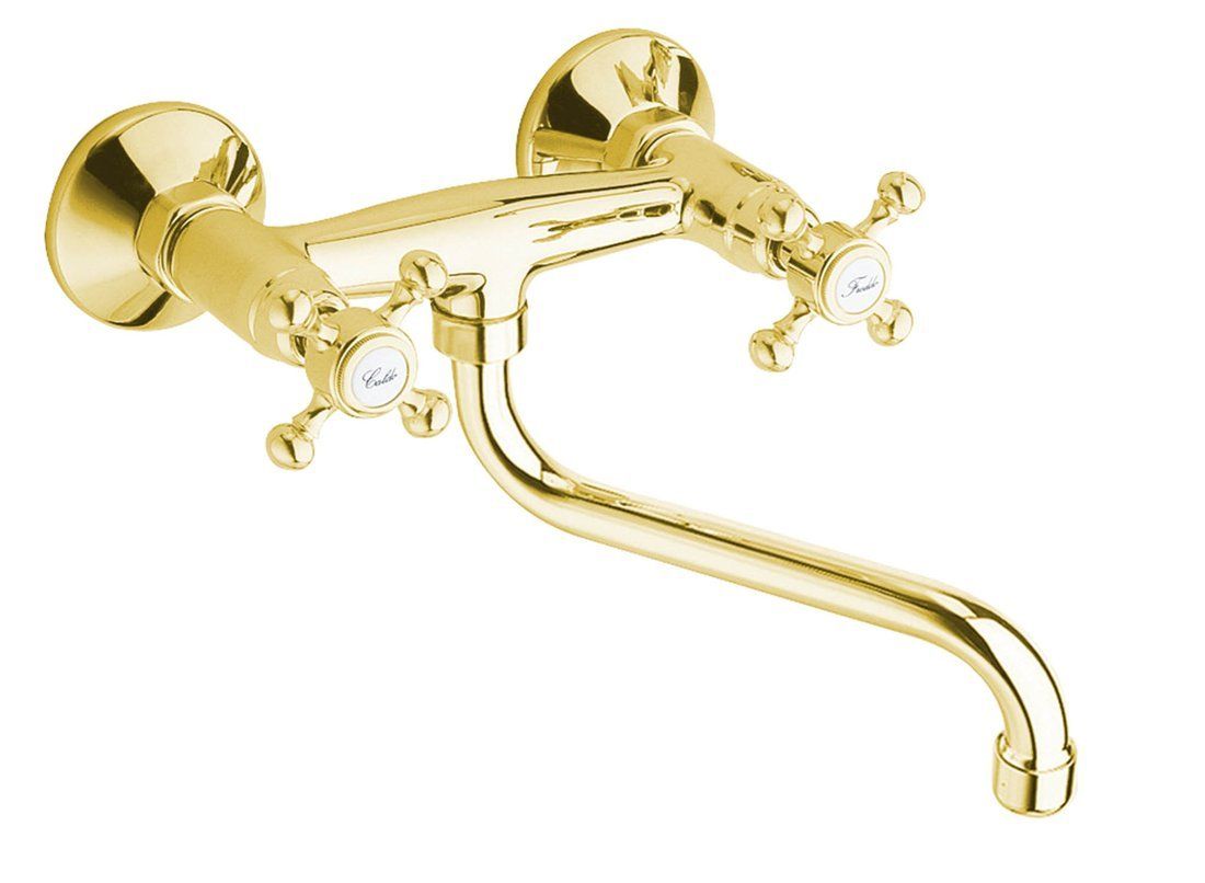 Reitano Rubinetteria ANTEA Wandmontage Mengkraan - Goud