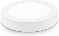 ABC-LED LED Plafondlamp - Opbouw Rond - Neutraal Wit - Wit - 18W