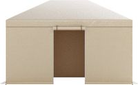 Vevor Winter Gazebo Cover, 3.1 x 4.41 m, Beige Luifel + Beige Bevestigingen, PE